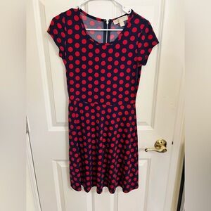 Polka Dot Midi Dress